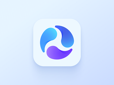 Daily UI Design Challenge | Day 05 | App Icon abstract app color dailyui gradient graphic design icon iconapp ios logo ui web