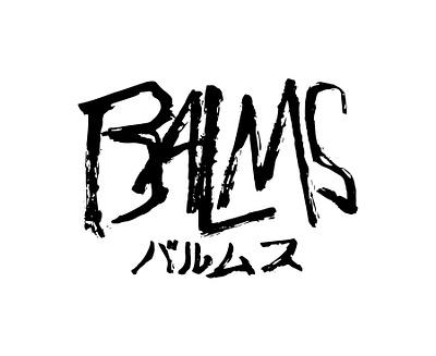 Balms - Tour Merch 2019 branding graphic design logo music