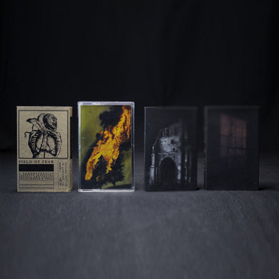 Field of Fear - Cassette Layouts 2020-2021 cassette cover art graphic design music