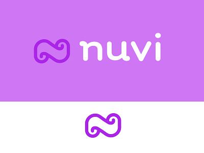 Nuvi bold branding design financial geometric letter n logo logodesign modern nuvi