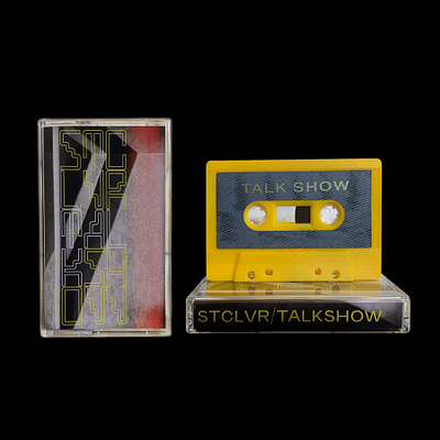 STCVLR/TALKSHOW - Cassette Layout 2022 cassette cover art graphic design music
