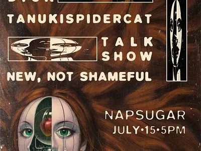 2023.7.15 Napsugar Flyer flyer graphic design music