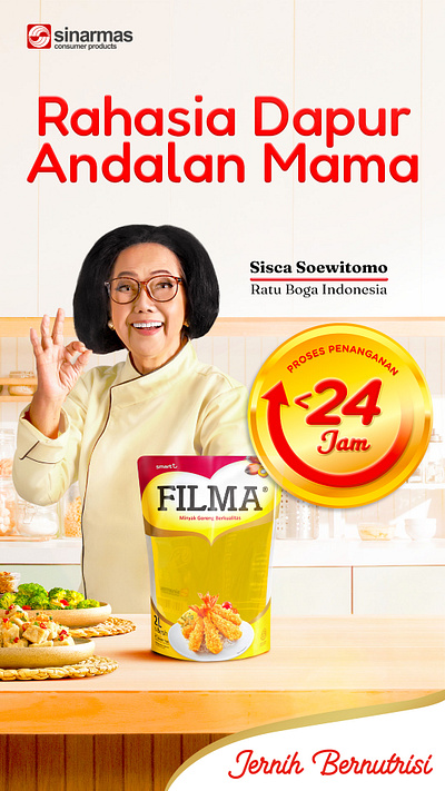 Andalan Mama Key Visual - FILMA Cooking Oil adobe photoshop brand campaign branding digital imaging graphic design key visual social media content