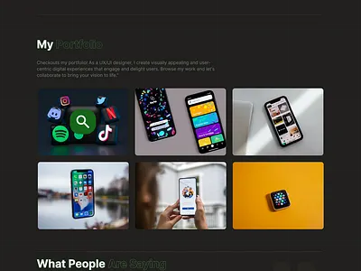 Portfolio Design 3d branding graphic design ui