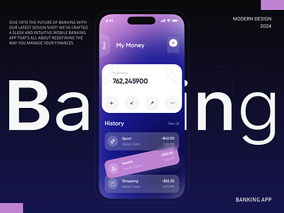 Digital Banking - Mobile App app design bank bank app banking app banking app design design finance finance app finance app design fintech fintech app fintech design hr rumen mobile app saas saas design saas element saas product trendy app wallet app