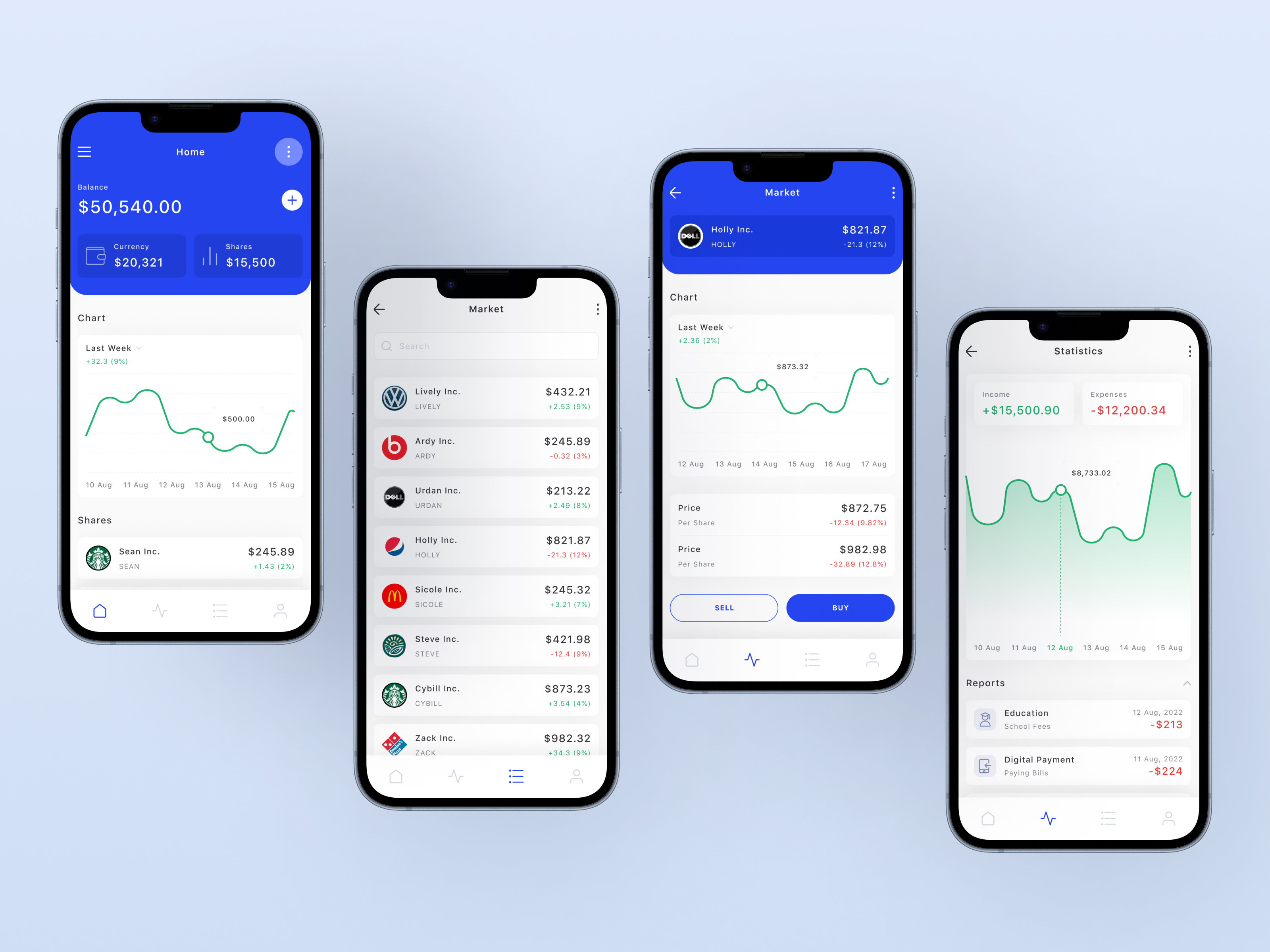 Example of Mobile App UI/UX Design
