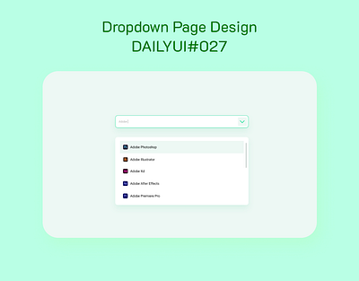 Modal For Dropdown Page Design- DailyUI Day027 dailyui dailyui027 dailyui027dropdown dailyuichallenge dropdown figma landing page search uiux user interface web design