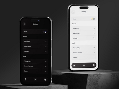 Settings UI Design 007 appdesign branding creativechallenge creatives dailyui darklight mode graphic design illustration interactivedesign iphone khambra mobileui settings ui uichallenge uipatterns uiux userinterface uxdesign