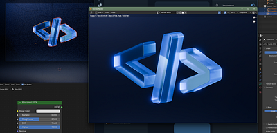 Experimenting with icons 3d blender icons