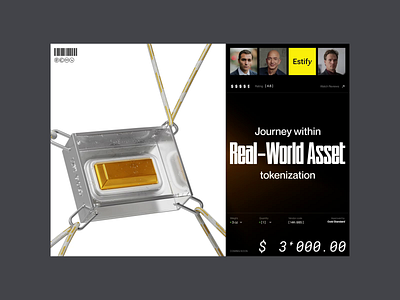 Real World Assets assets crypto fintech gold invest real world assets rwa web design