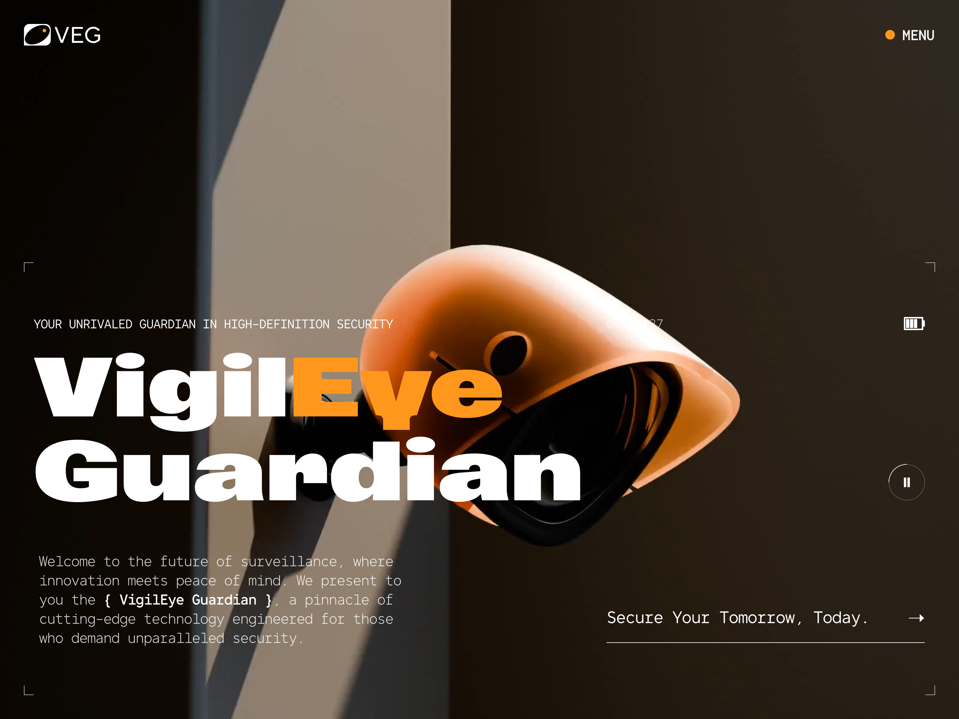 VEG // Website 3d blacklead blacklead studio business camera design device e commerce model night product web website