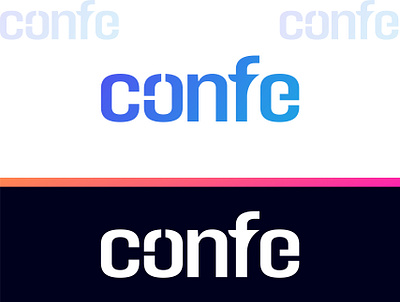 Confe Logo Design 3d ai app brand identity branding business design graphic design graphicart illustration logo logo design logoinspire logoroom modern logo software ui