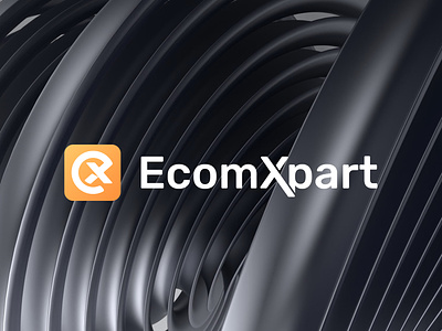 EcomXpart Branding brand identity branding e commerce graphic design icon logo logo designer logo mark logotype minimalist word mark
