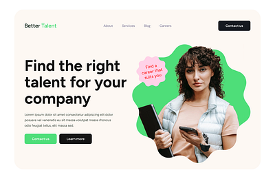 Recruitment Agency - Webflow Template agency job portal marketing agency recruitment agency template ui webdesign webflow website