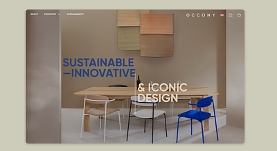 Occony - branding & Web branding design layout type ui web