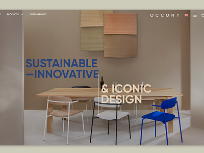 Occony - branding & Web branding design layout type ui web