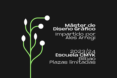 Ales Arregi > Master promo flower 2 art direction design flowers graphic design illustration