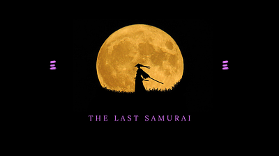 The Last Samurai branding graphic design ui