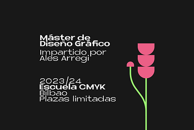 Ales Arregi > Master promo flower 1 art direction design flowers graphic design illustration