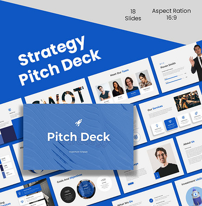 Strategy Pitch Deck Presentation Template branding business design google slide graphic design illustration keynote logo pitch deck powerpoint ppt pptx strategy template typography ui ux vector