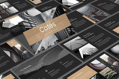 Cotes - Business Presentation Template branding business design google slide graphic design illustration keynote logo pitchdeck powerpoint ppt pptx presentation template typography ui ux vector