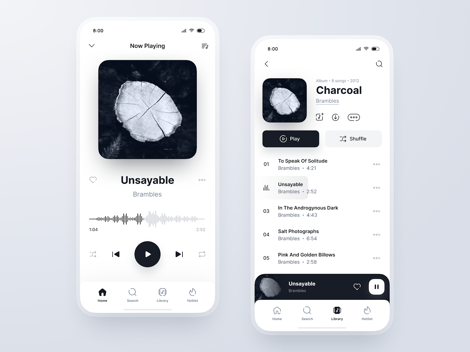 Music App | Mobile app design by Irfan on Dribbble