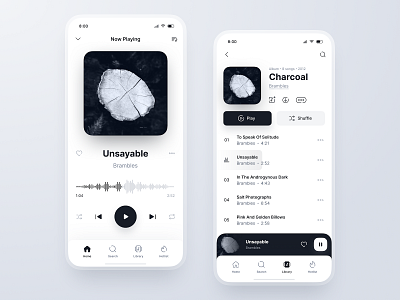 Music App | Mobile app design app design mobile app design music music app music app | mobile app design soundcloud spotify ui