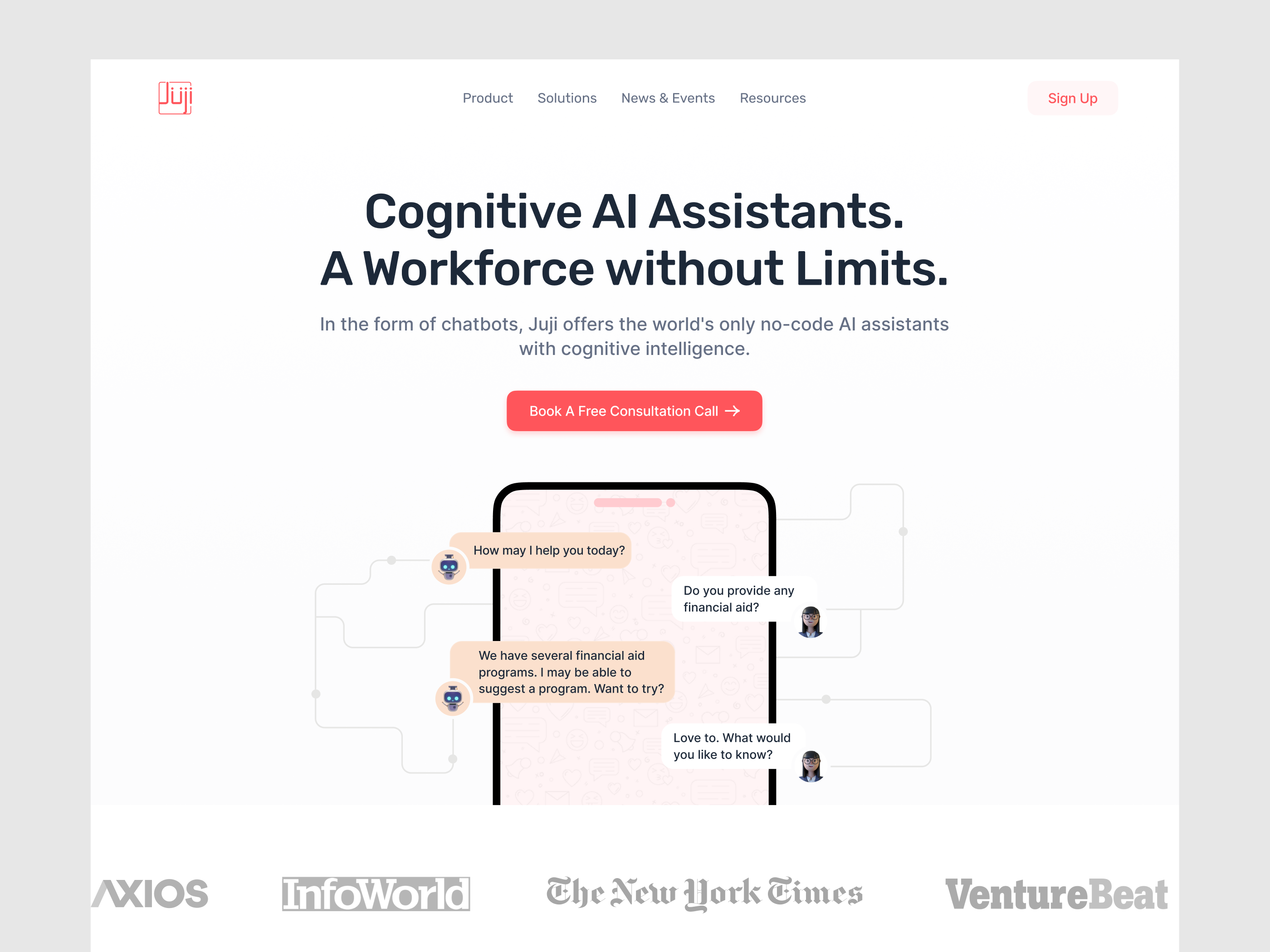 Juji AI Cognitive chatbot website ui design ai chatbot ai chatbot landing page ai chatbot webdesign ai product ai website ai website design chatbot chatbot landing page chatbot website chatbot website design chatbot wedesign cognitive ai cognitive ai bot juji juji cognitive juji website juji website design saas landing page ui ui design