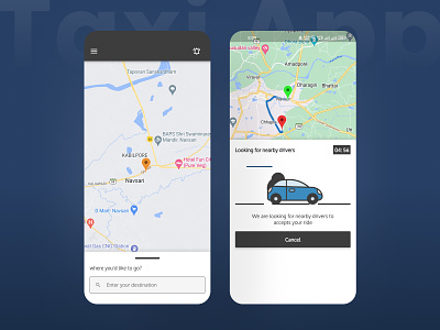 Mighty Taxi app (Taxi Service App) android appdesign booking branding design flutter ios landingpage motion graphics section taxi uiux website widgets
