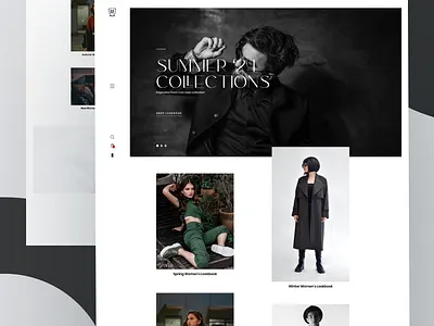 Masimmo Dutti Product UI Design - Landing Page adobe xd brand identity branding design figma graphic design product design ui ui design ux ux design web design