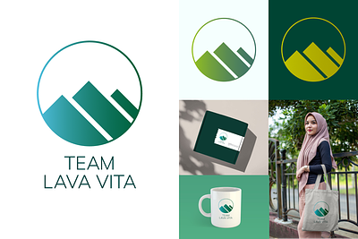 Team Lava Vita branding design emblem graphic design health healthcare logo logomark medicine printing vector wellbeing