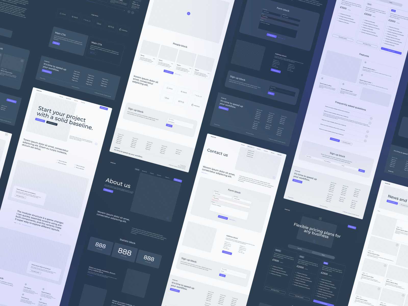 Example of Figma Design System Setup