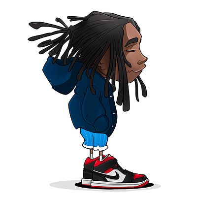 J. Cole character characterdesign design digitalsketch illustration procreate sketch