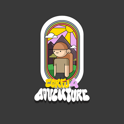 Corfu 4 Adventure Logo design 2d branding character characterdesign design illustration logo logodesign photoshop