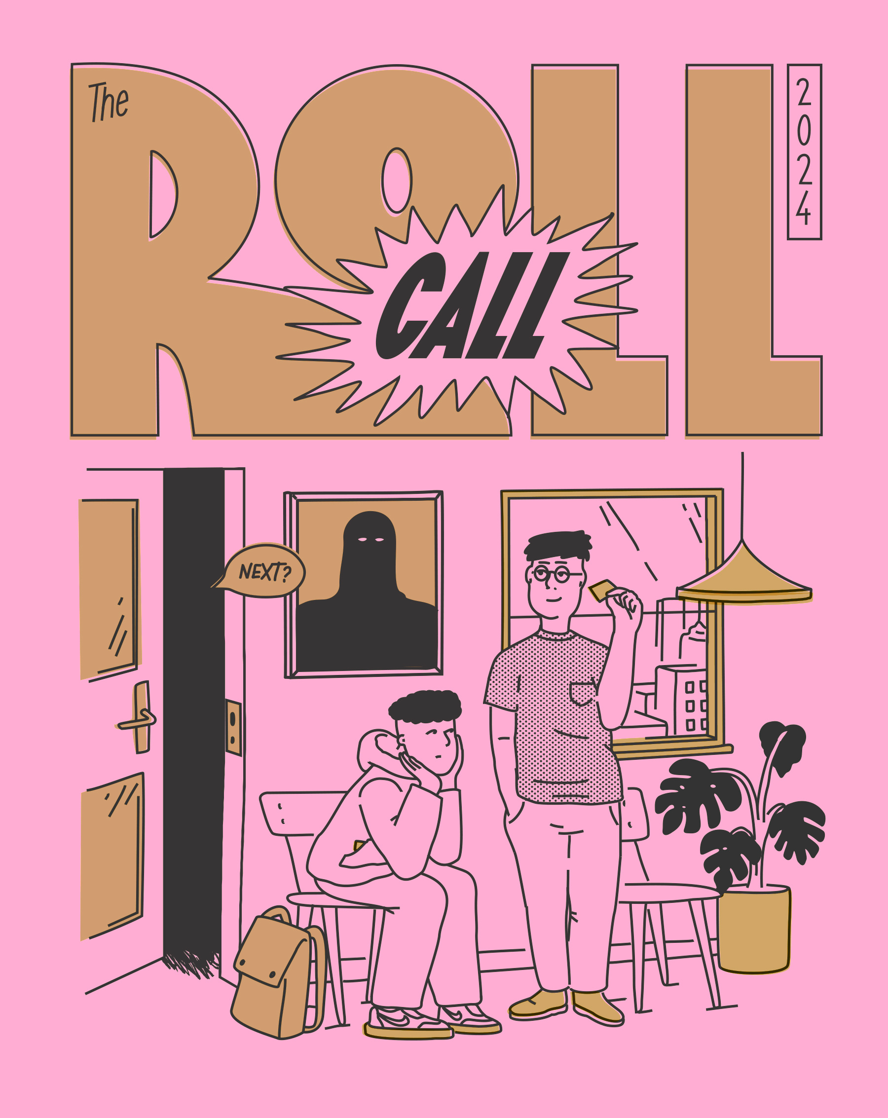 Roll Call characters design digital illustration digitalart graphic illustration illustration studio line illustration poster print qillo qillo studio roll call studio vector