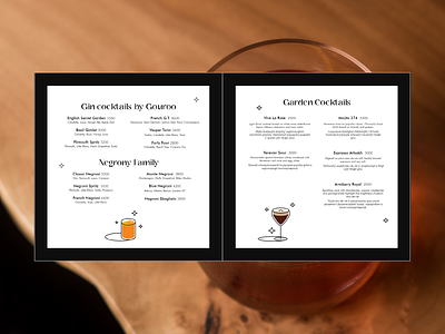 Bar Menu Design bar menu cocktail illustrations drinks illustrations drinks menu menu design