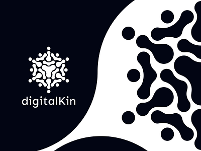 DigitalKin Logo design agents ai cell figma logo logo design