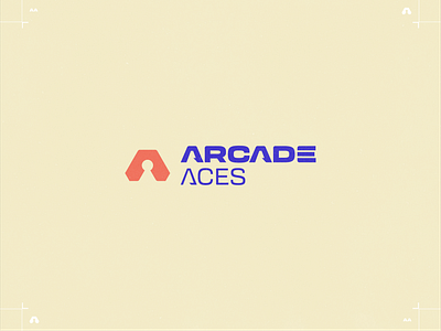 Arcade Aces Logo Design animation branding design esports graphic design icon identity logo mark motion graphics rounded symbol