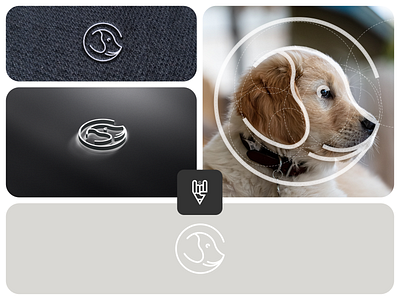 Dog Logo Design app branding design dog flat graphic design icon illustration logo ui vector