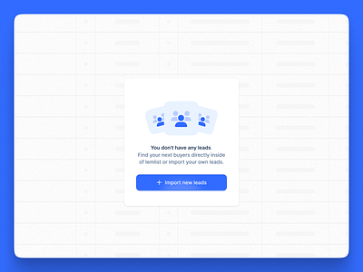 Import people into a data table in lemlist data leads lemlist lempire product design prospecting sales table ui ux