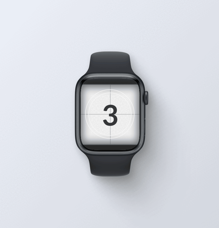 Daily UI #014 - Countdown apple watch countdown daily ui 014 dailyui graphic design motion graphics ui