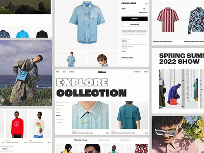Milana E-commerce Web cart cloth store creative design design e commerce app e commerce design ecommerce ecommerce shop fashion fashion design minimal online shop online shopping online store shopping store web web design website whitespace