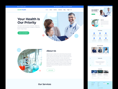 Healthcare UI/UX Website Design brand identity branding design designer figma figmadesign graphic design healthcare landignpage ui uiux uiuxdesign ux web webdesign website websitedesign