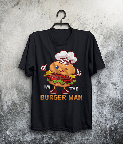 Burger T-shirt Design 3d animation best big burger complex custom design designer fastfood food graphic graphic design idea illustration shirts small t shirt t shirts vector art