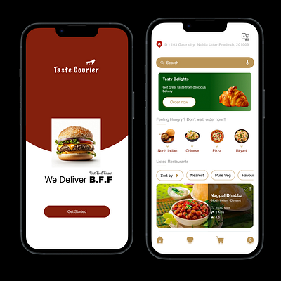 Online food delivery design figma design food app food delivery landing page uiux design