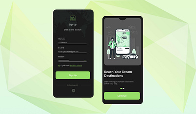 Vehicle Sharing App Design by Nevina Infotech 3d branding graphic design motion graphics ui vehicle sharing app