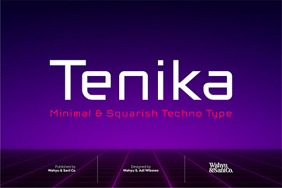 Tenika Squarish Techno Type futuristic game italic minimal minimalistic modern regular sans serif space squarish techno techno typeface technology simple tenika squarish techno type upright web font