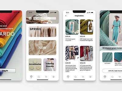 LARDO - Mobile App Concept accessories app app design concept design fabric ios mobile mobile app sketch store ui ux woman