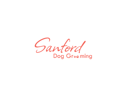Sanford Dog Grooming branding graphic design logo