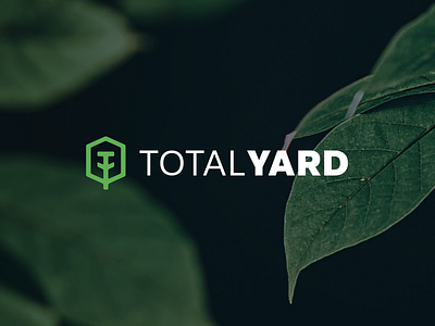 Total Yard brand branding business design graphic identity landscape logo minimalist nature total visual yard